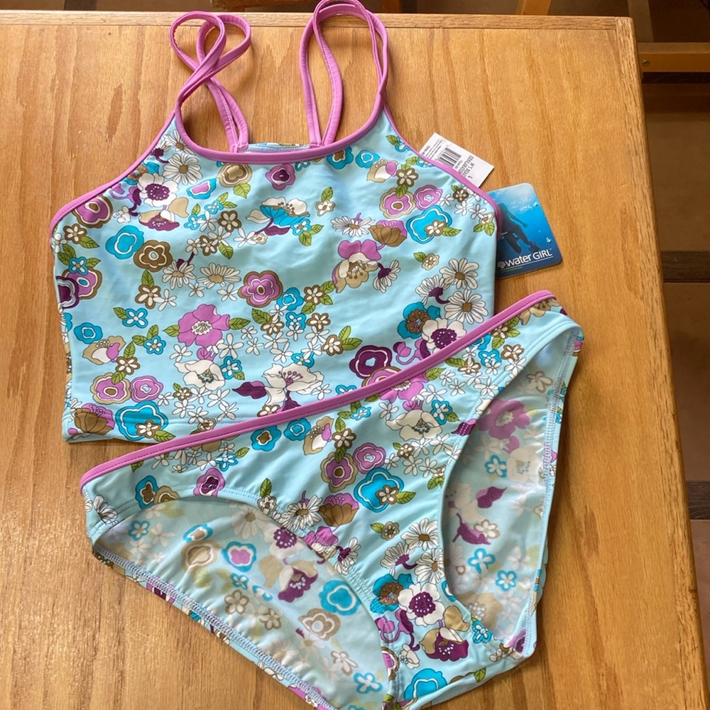 NWT Patagonia Water Girl Floral Tankini Beachy Y2K